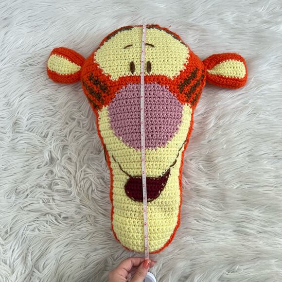 Tigger and Piglet Handmade Knit Pillows Winnie the Pooh - Picture 8 of 9